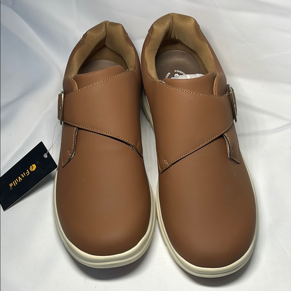 Men's Tan Slip-On Loafers